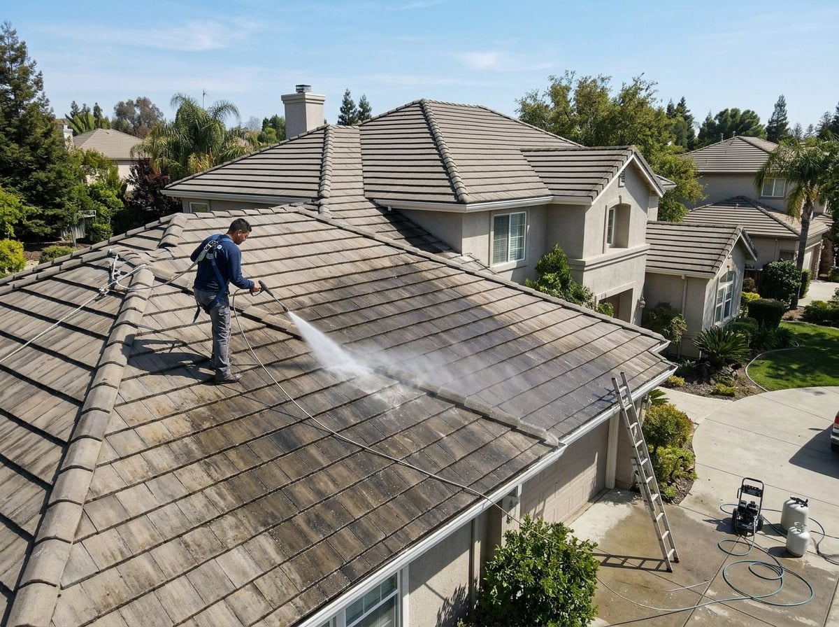 Industrial Roof Cleaning project example 2